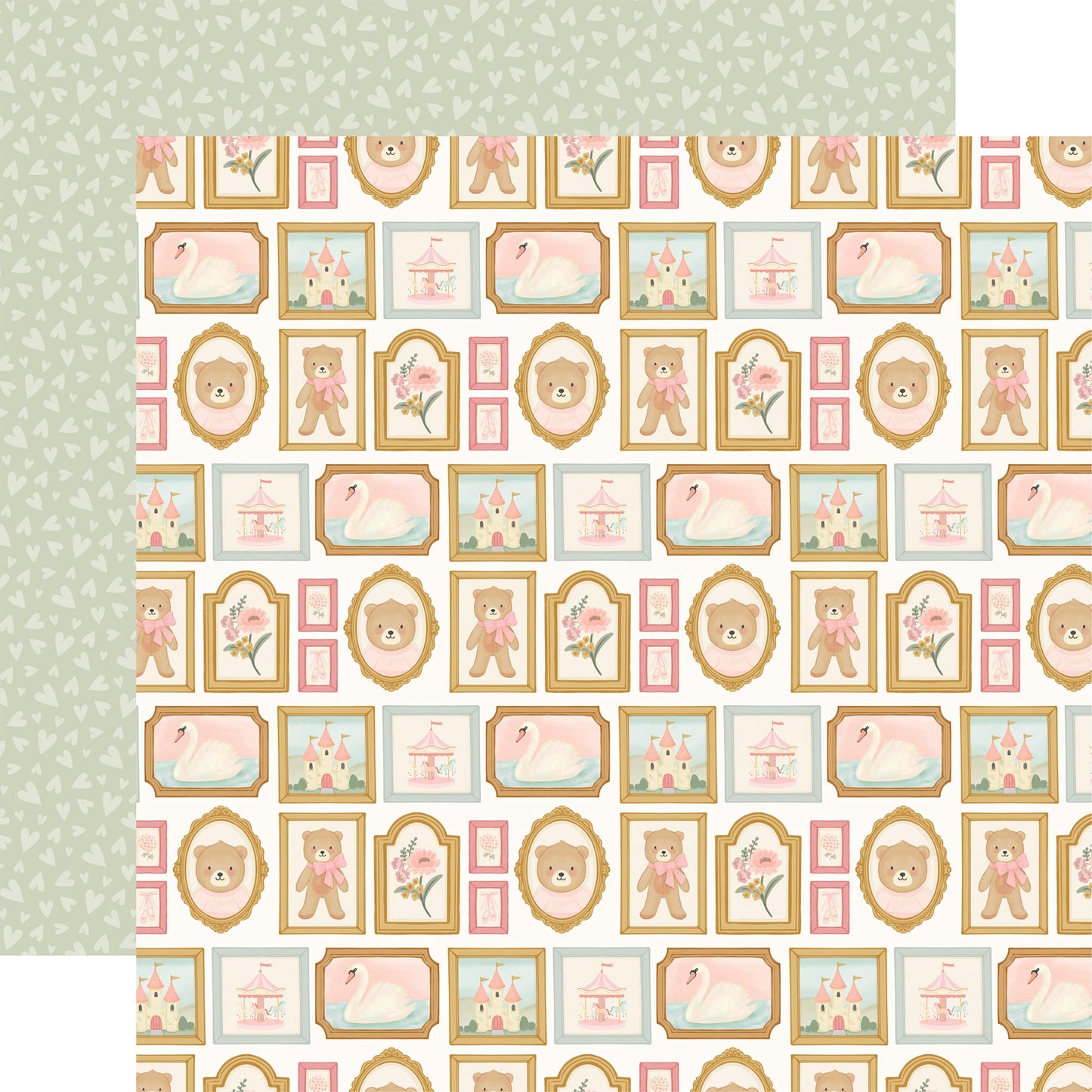 Carta Bella Little Lullabies Baby Girl Cardstock 12"X12"