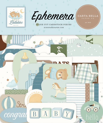 Carta Bella Ephemera-Little Lullabies - Baby Boy