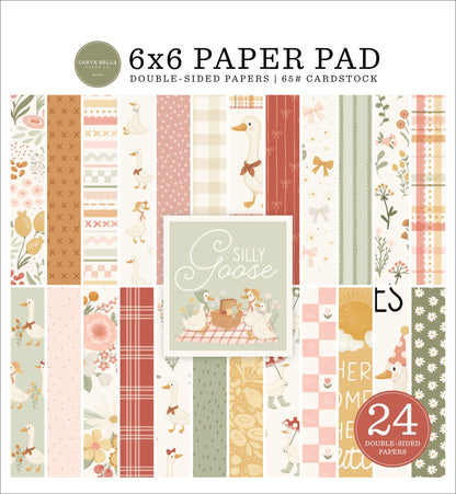 Carta Bella Double-Sided Paper Pad 6"X6"-Silly Goose