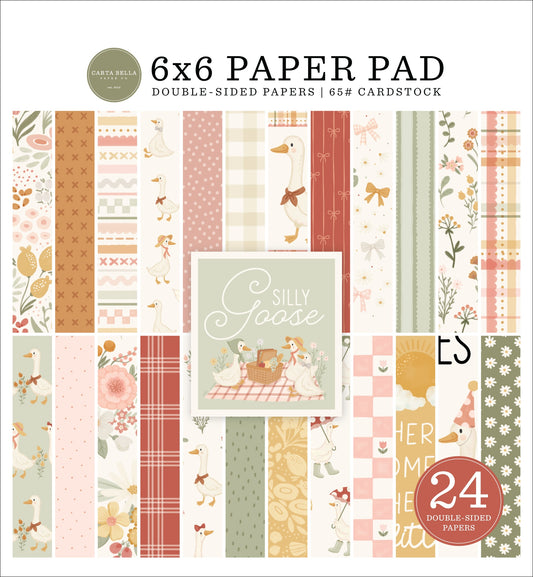 Carta Bella Double-Sided Paper Pad 6"X6"-Silly Goose