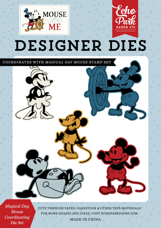 Echo Park Mouse And Me Die Set-Magical Day Mouse