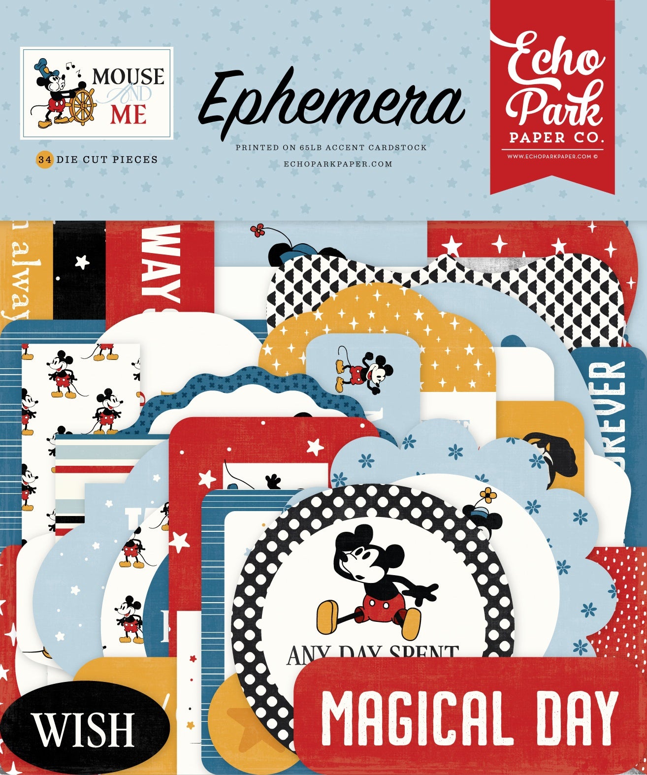 Echo Park Ephemera-Mouse And Me