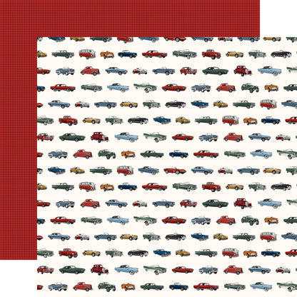 Carta Bella Cars Cardstock 12"X12"-Select Style
