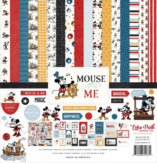 Echo Park Collection Kit 12"X12"-Mouse And Me