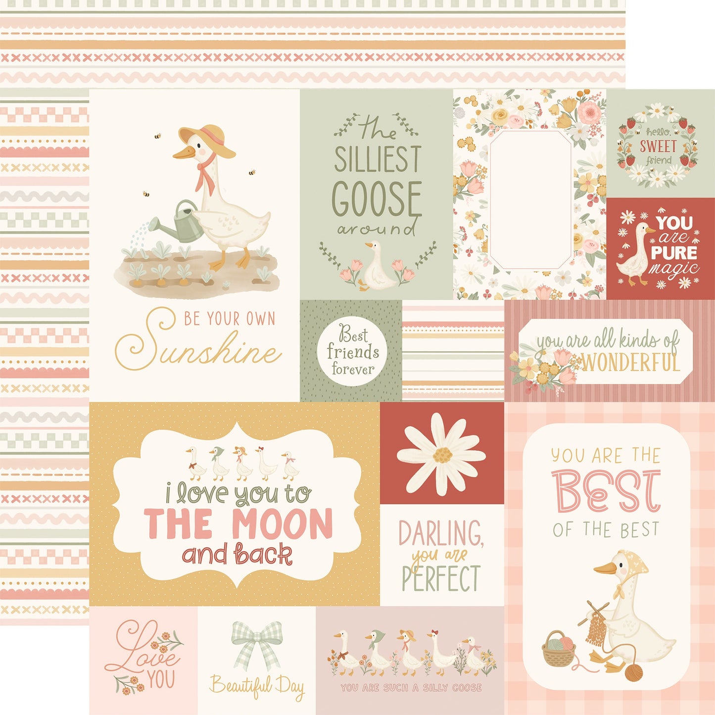 Carta Bella Silly Goose Cardstock 12"X12"- Select Style