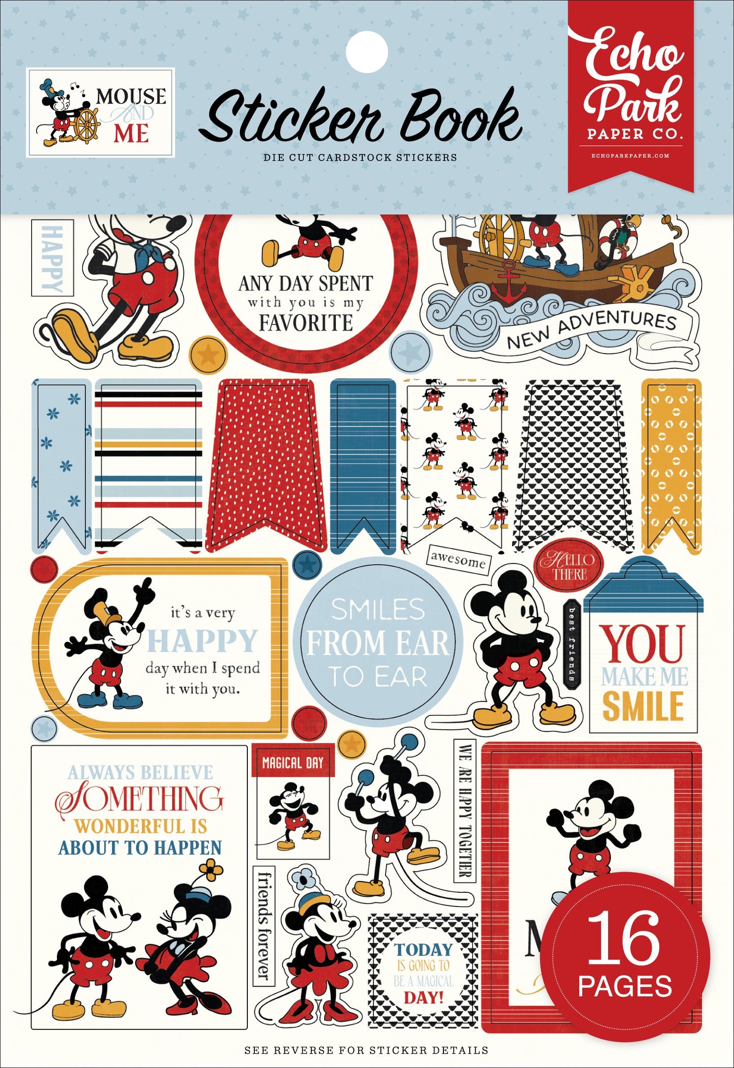 Echo Park Sticker Book-Mouse And Me