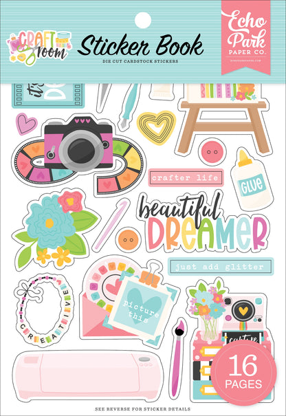 Echo Park Sticker Book-Craft Room