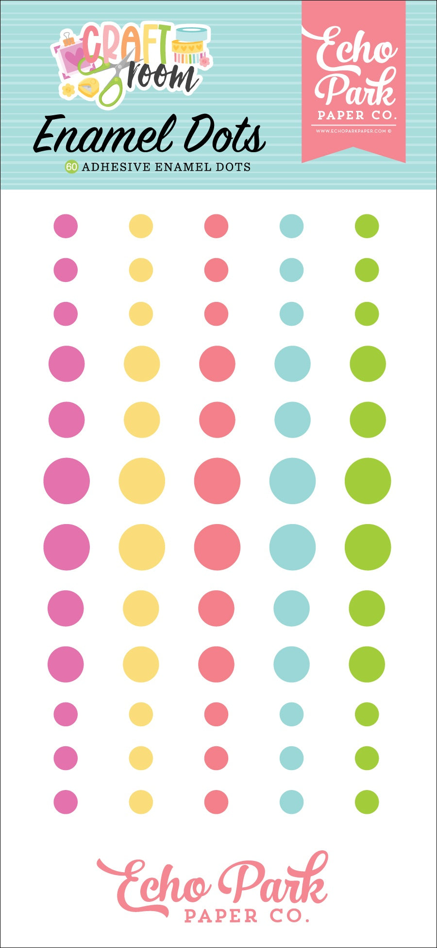 Echo Park Adhesive Enamel Dots-Craft Room