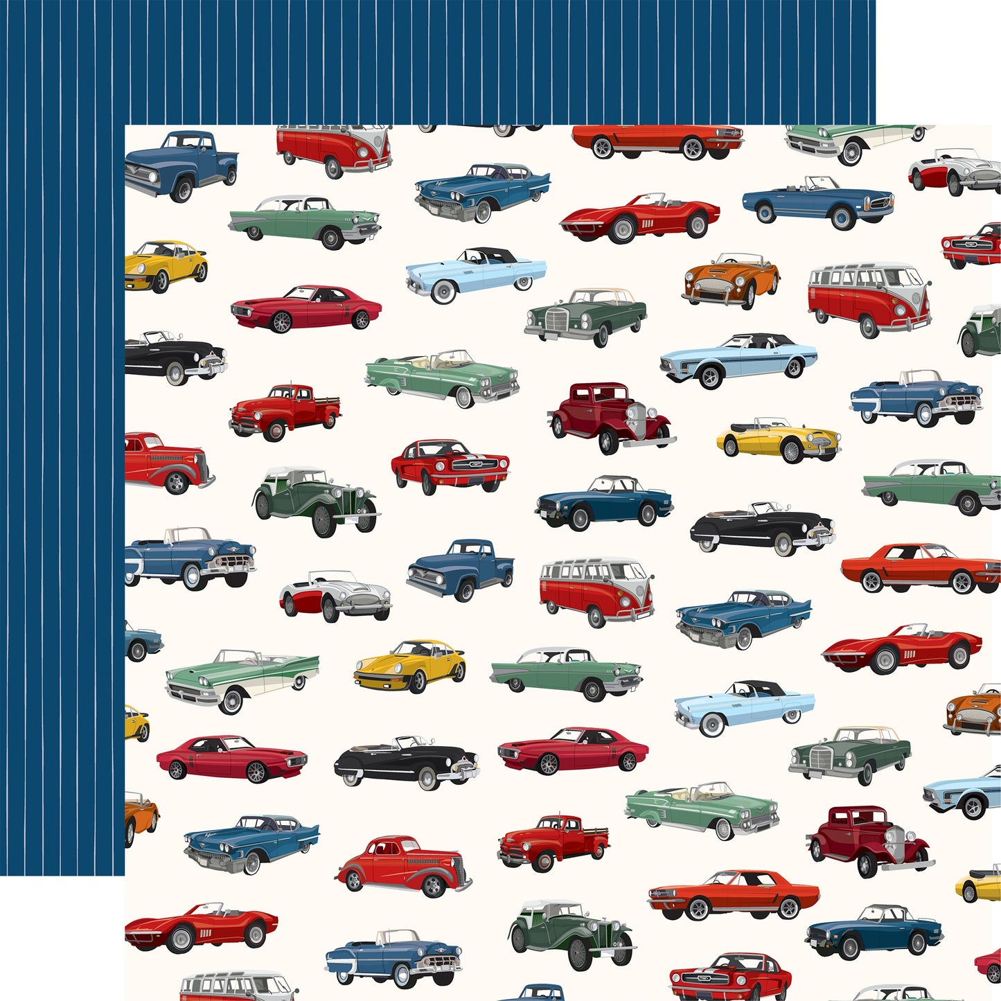Carta Bella Cars Cardstock 12"X12"-Select Style