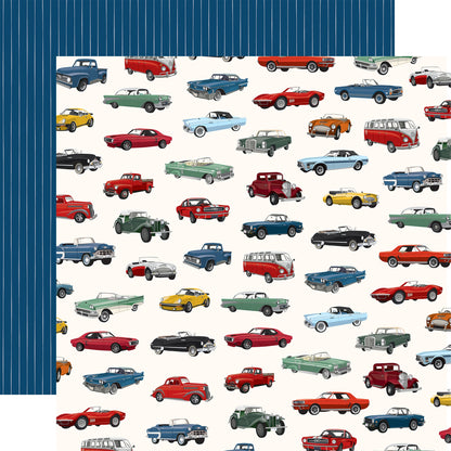 Carta Bella Cars Cardstock 12"X12"-Select Style