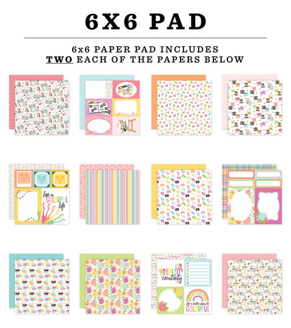 Echo Park Double-Sided Paper Pad 6"X6"-Craft Room