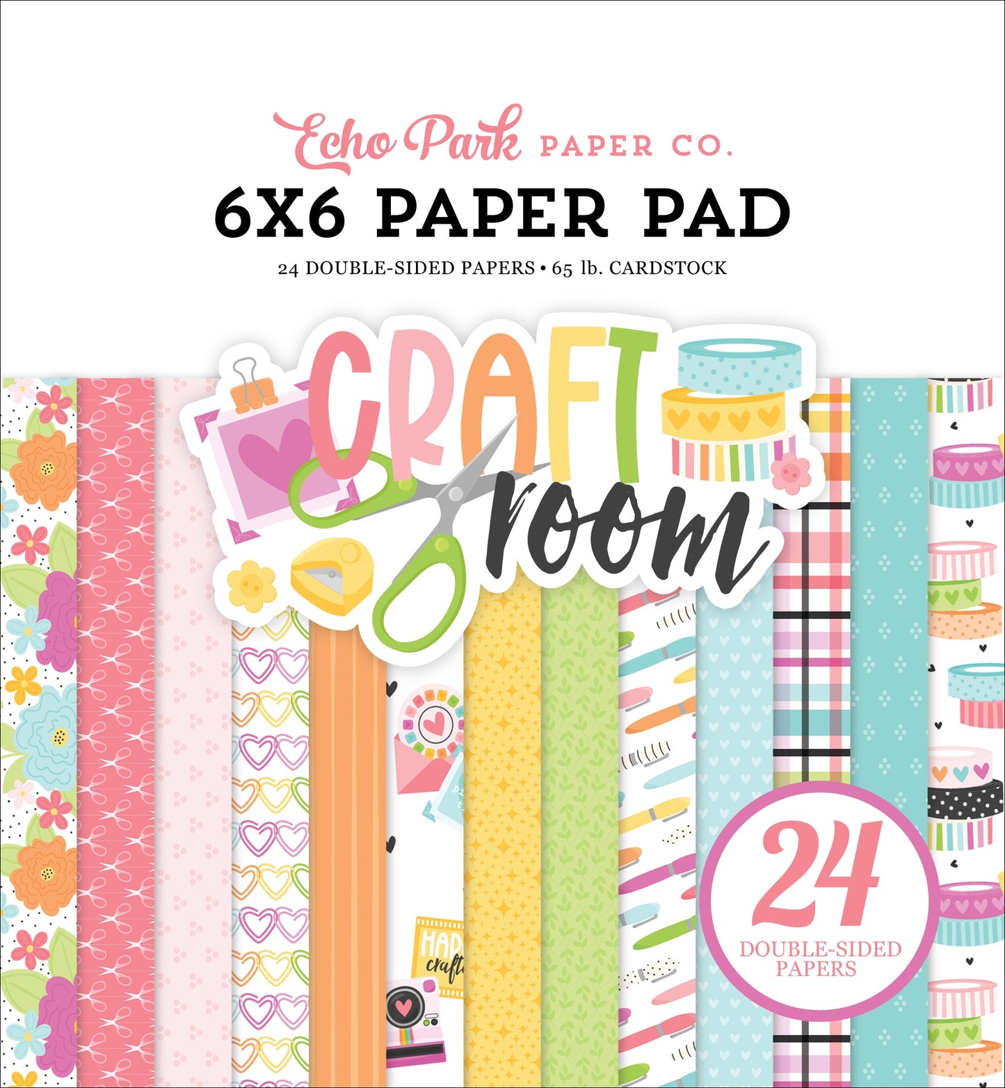 Echo Park Double-Sided Paper Pad 6"X6"-Craft Room