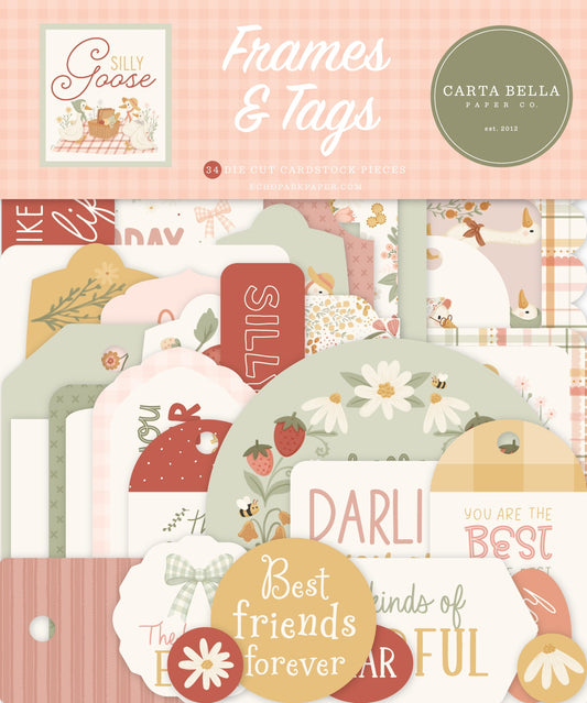 Carta Bella Tags & Frames Ephemera-Silly Goose