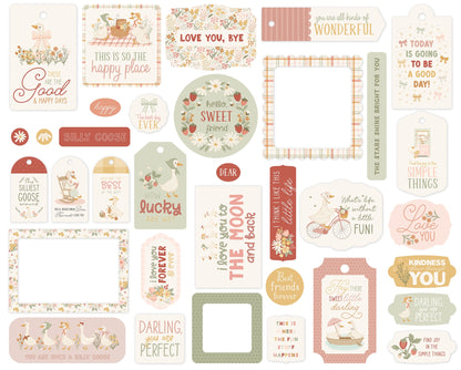 Carta Bella Tags & Frames Ephemera-Silly Goose