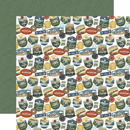 Echo Park It's Time To Travel Cardstock 12"X12"-Select Style