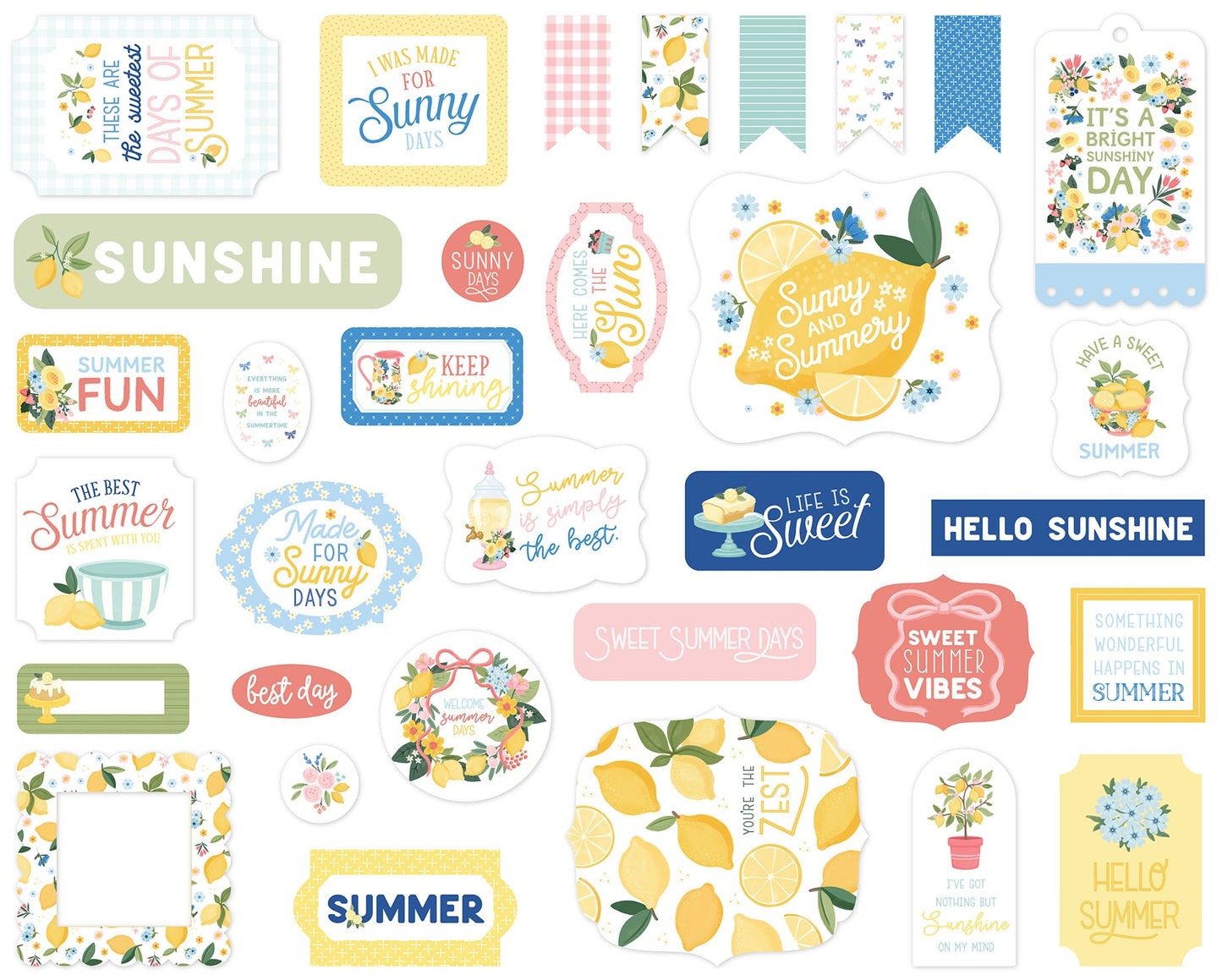 Carta Bella Ephemera-Lemonade