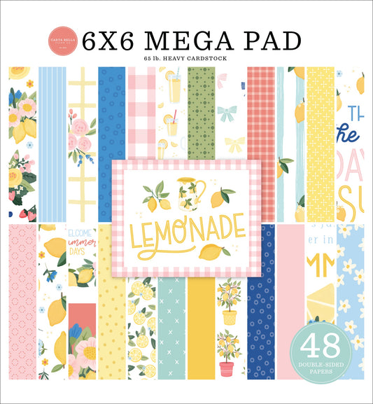 Carta Bella Cardmakers MegaPad 6"X6"-Lemonade