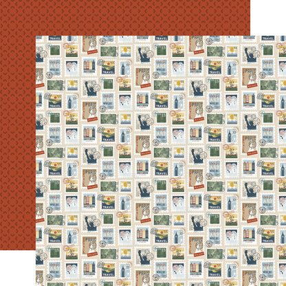 Echo Park It's Time To Travel Cardstock 12"X12"-Select Style
