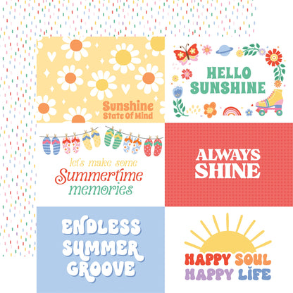 Echo Park Our Groovy Summer Cardstock 12"X12"-Select Style