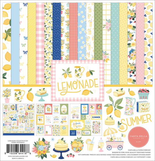 Carta Bella Collection Kit 12"X12"-Lemonade