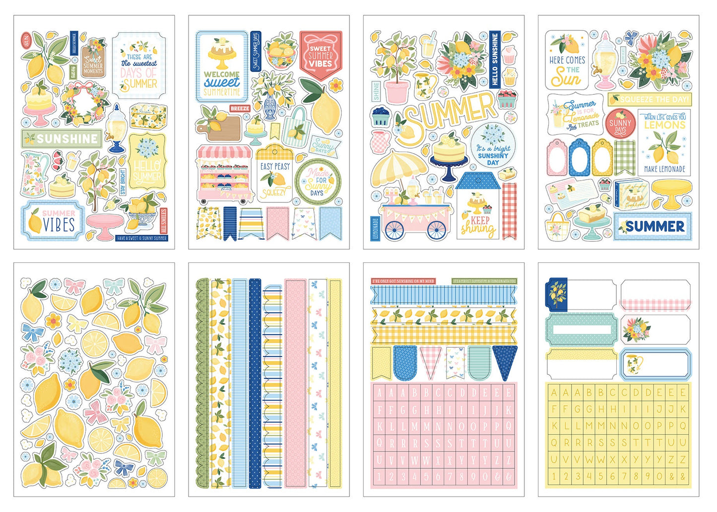 Carta Bella Sticker Book-Lemonade