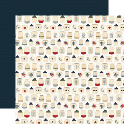 Carta Bella Americana Summer Cardstock 12"X12"-Select Style