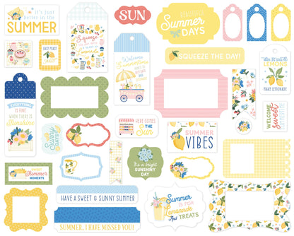 Carta Bella Tags & Frames Ephemera-Lemonade