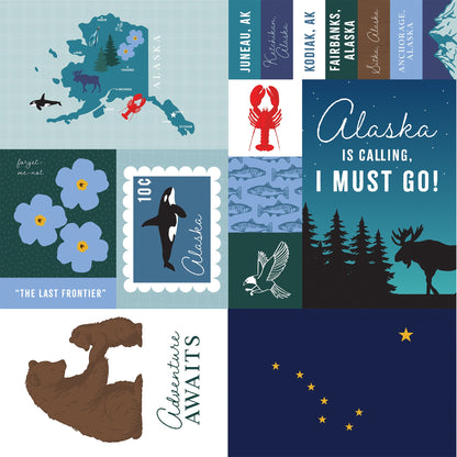 Echo Park Our United States Cardstock 12"X12"-Select Style