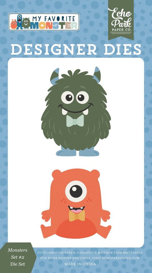 Echo Park My Favorite Monster Die Set-Monsters Set #2