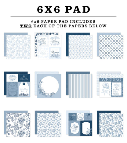 Echo Park Double-Sided Paper Pad 6"X6"-Save The Date