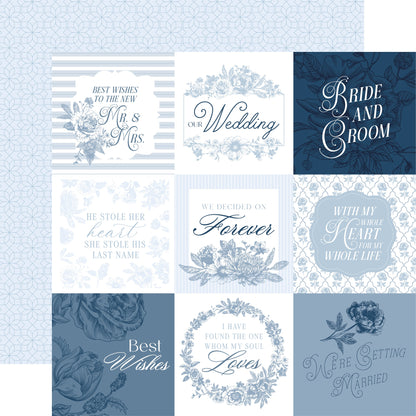 Echo Park Save The Date Cardstock 12"X12"-Select Style