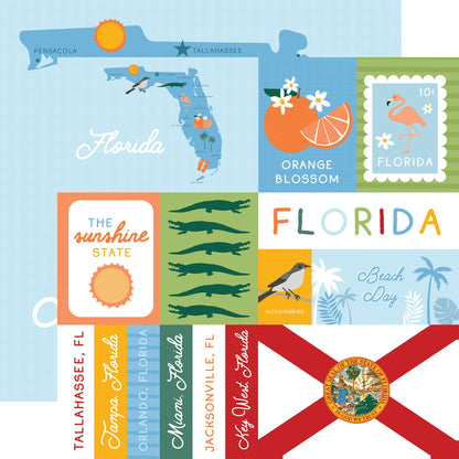 Echo Park Our United States Cardstock 12"X12"-Select Style