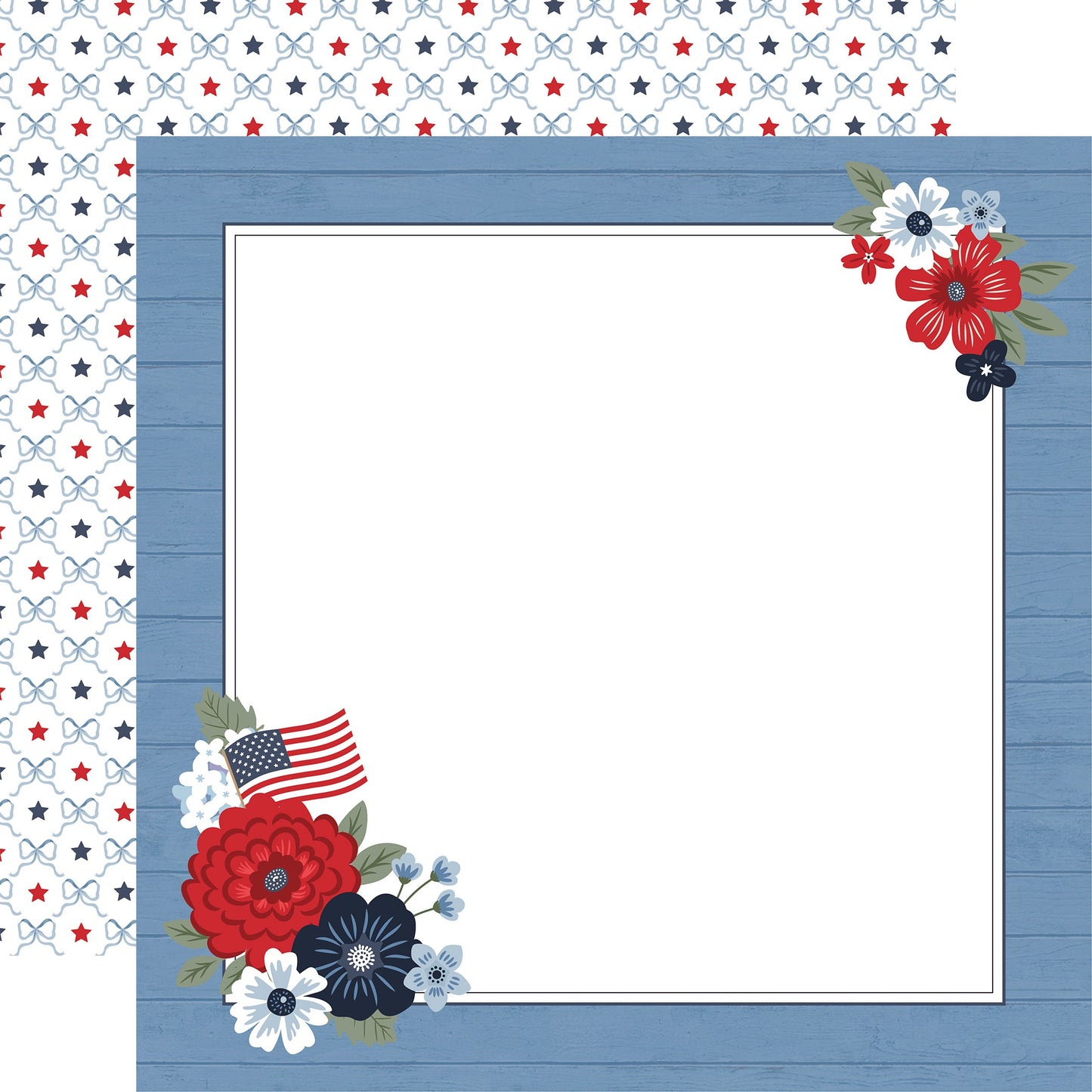 Echo Park All American Cardstock 12"X12"- Select Style
