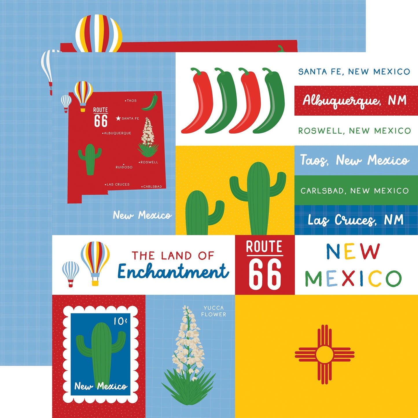 Echo Park Our United States Cardstock 12"X12"-Select Style