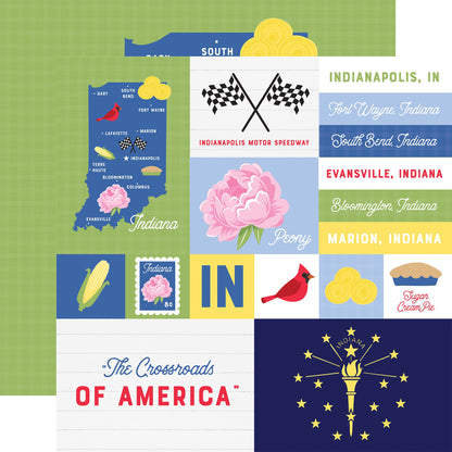 Echo Park Our United States Cardstock 12"X12"-Select Style