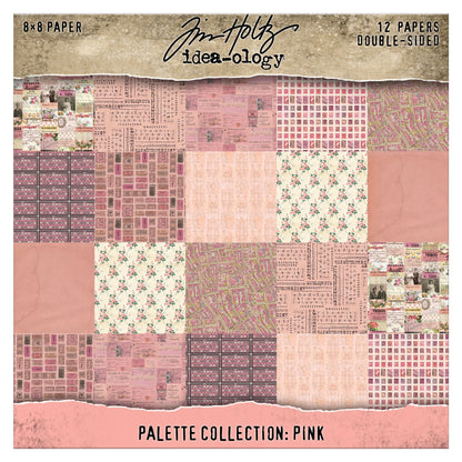 Idea-ology Double-Sided Cardstock 8"X8" 12/Pkg-Palette Collection: Pink