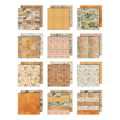 Idea-ology Double-Sided Cardstock 8"X8" 12/Pkg-Palette Collection: Orange