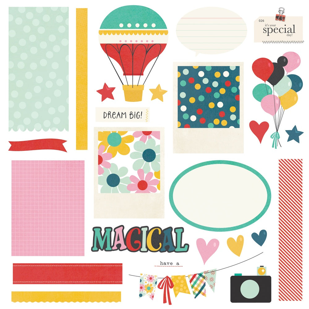 Simple Stoires Simple Cards Card Kit-Say Cheese Happiest Place