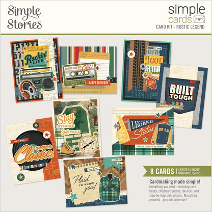Simple Stoires Simple Cards Card Kit-Rustic Legend