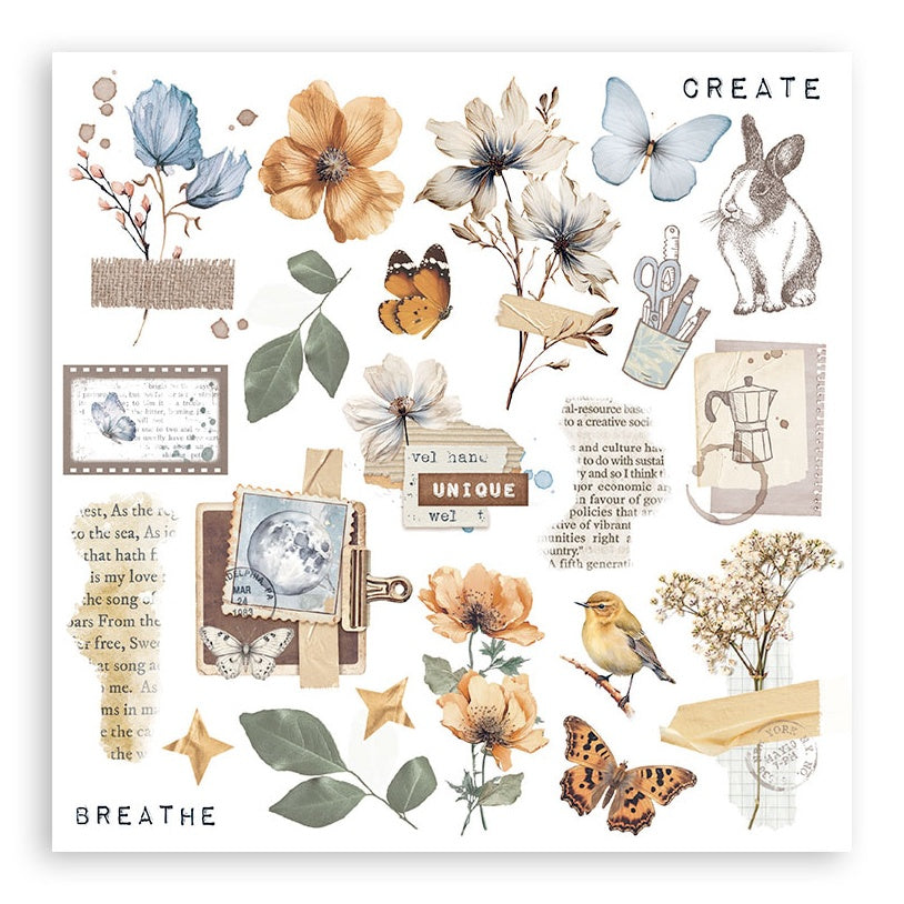 Stamperia Assortment Rub-On Kit  6/Pkg-Secret Diary