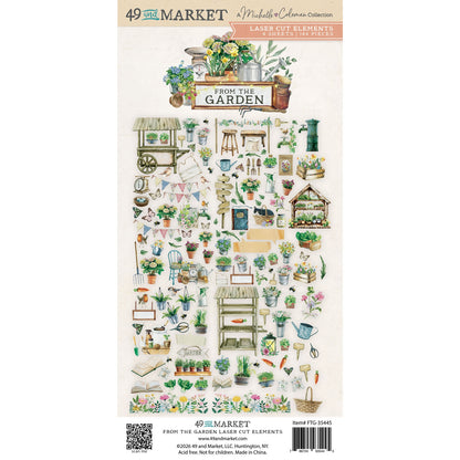 49 and Market Laser Cut Outs-Elements, From the Garden