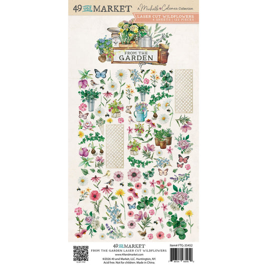 49 and Market Laser Cut Outs-Wildflowers, From the Garden