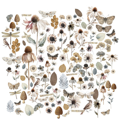 49 and Market Laser Cut Outs-Wildflowers, Faded Memory Lane