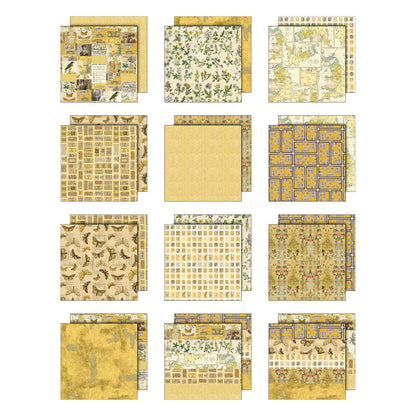 Idea-ology Double-Sided Cardstock 8"X8" 12/Pkg-Palette Collection: Yellow