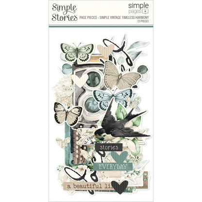 Simple Stories Simple Page Pieces Die Cuts-Vintage Timeless Harmony