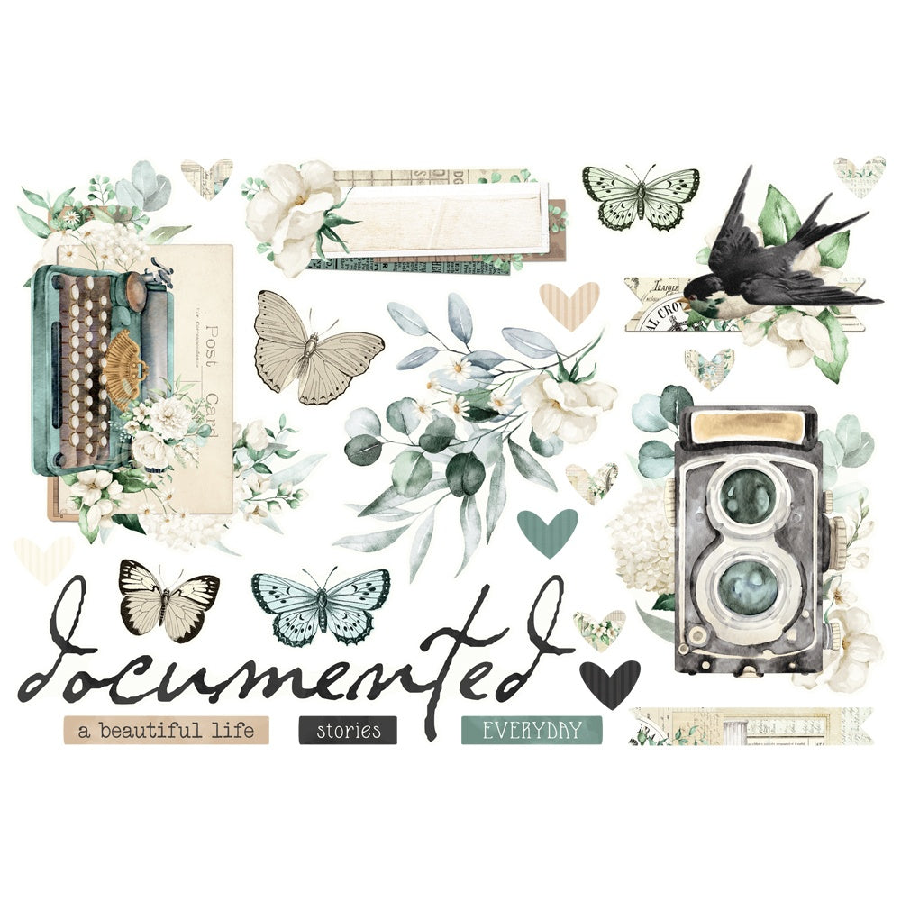 Simple Stories Simple Page Pieces Die Cuts-Vintage Timeless Harmony