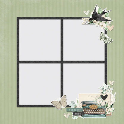 Simple Stories Simple Page Pieces Die Cuts-Vintage Timeless Harmony