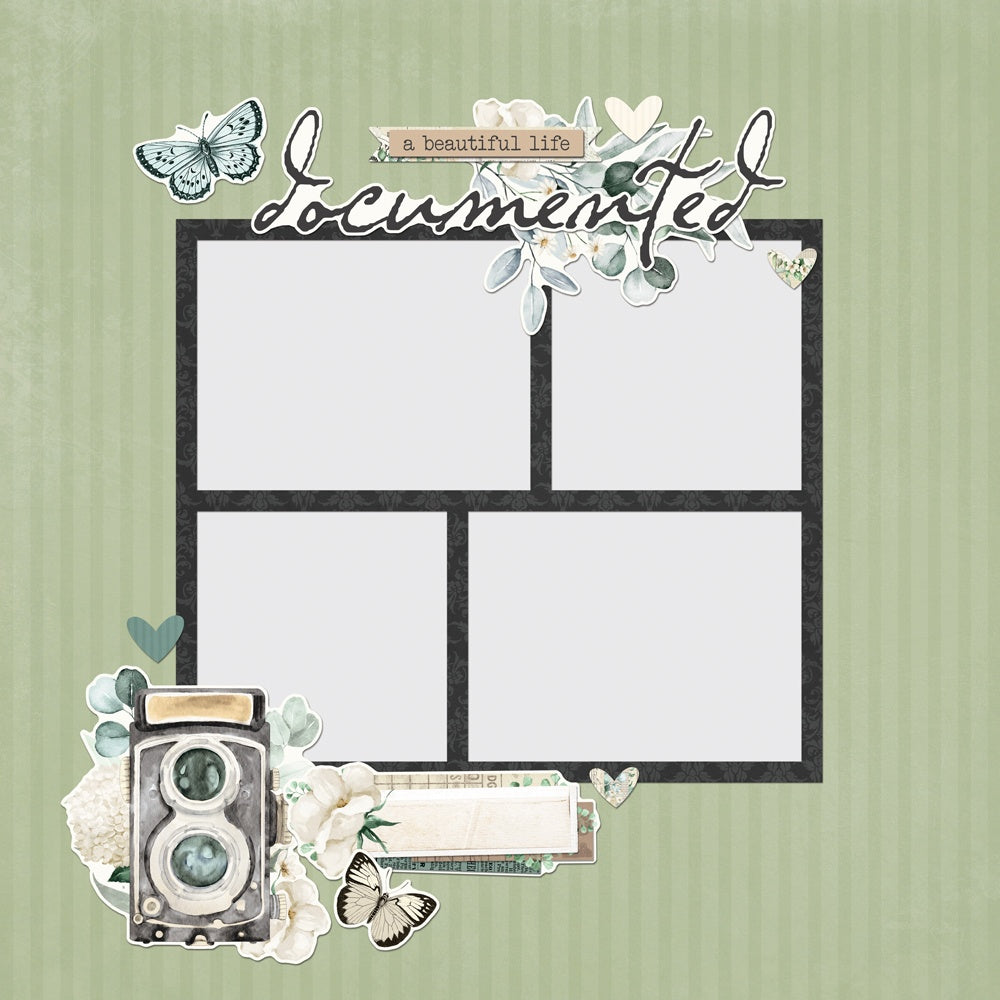 Simple Stories Simple Page Pieces Die Cuts-Vintage Timeless Harmony