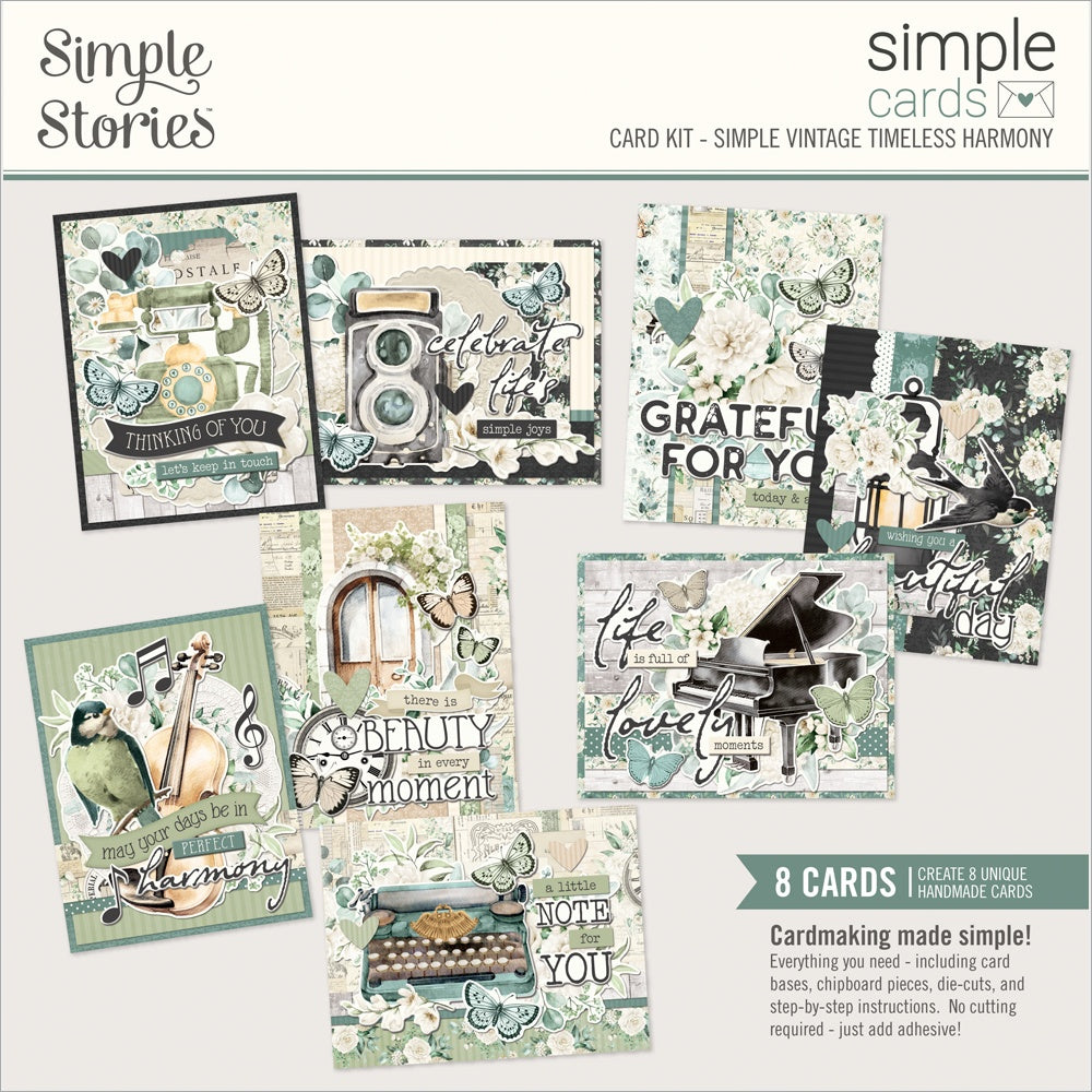 Simple Stories Simple Cards Card Kit -Vintage Timeless Harmony