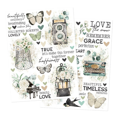 Simple Stories Rub Ons-Vintage Timeless Harmony